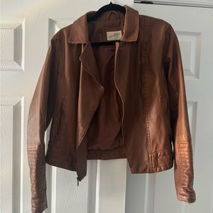 Universal Thread Brown Leather Jacket